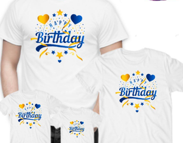 Kaos Ulang Tahun Custom Seragam Kompak untuk Pesta Meriah