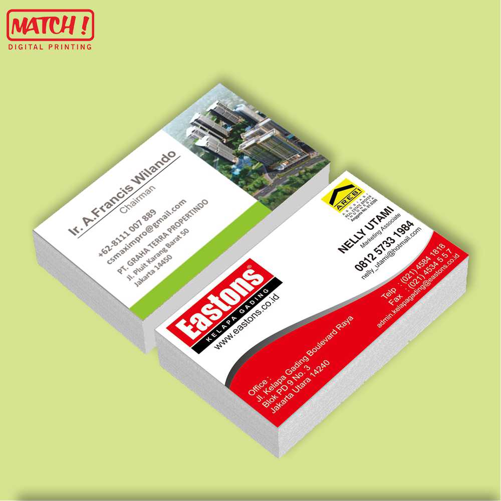 Custom Personal Name Card - Match Digital Printing