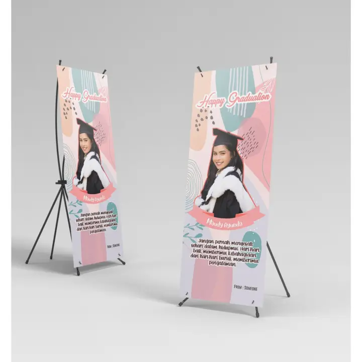 Trend Rayakan Wisuda Dengan Custom X-Banner