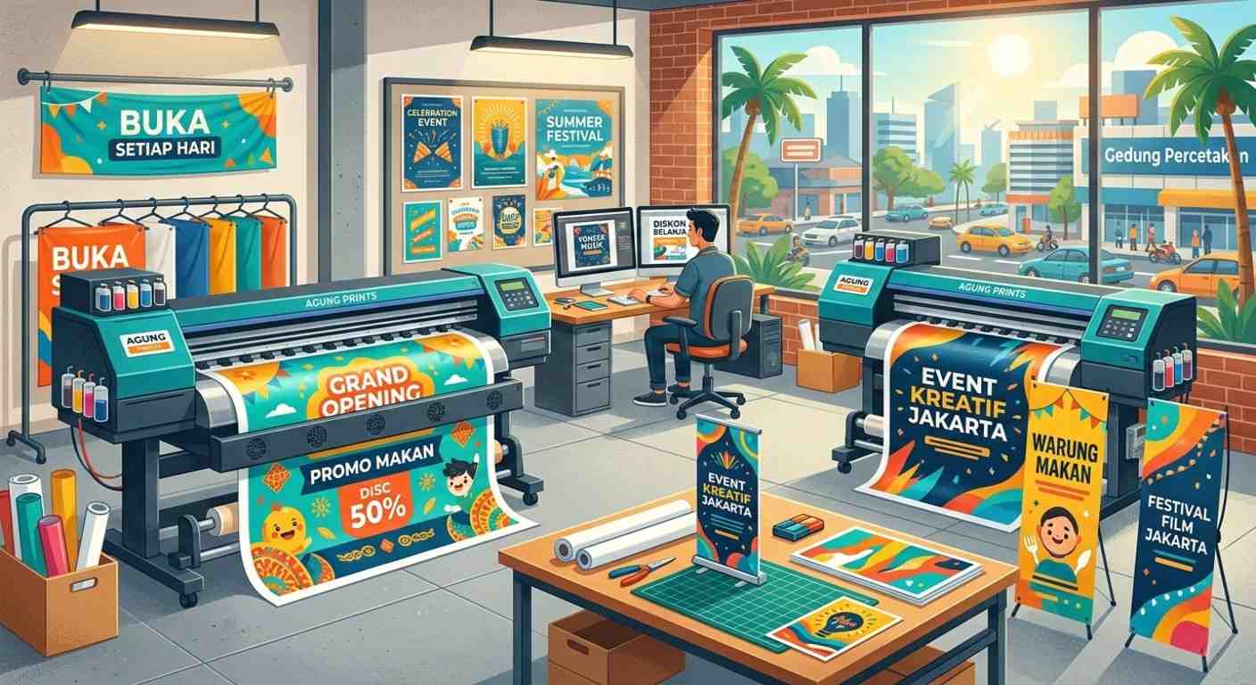 Digital Printing Jakarta Barat untuk Banner, Spanduk, dan Poster