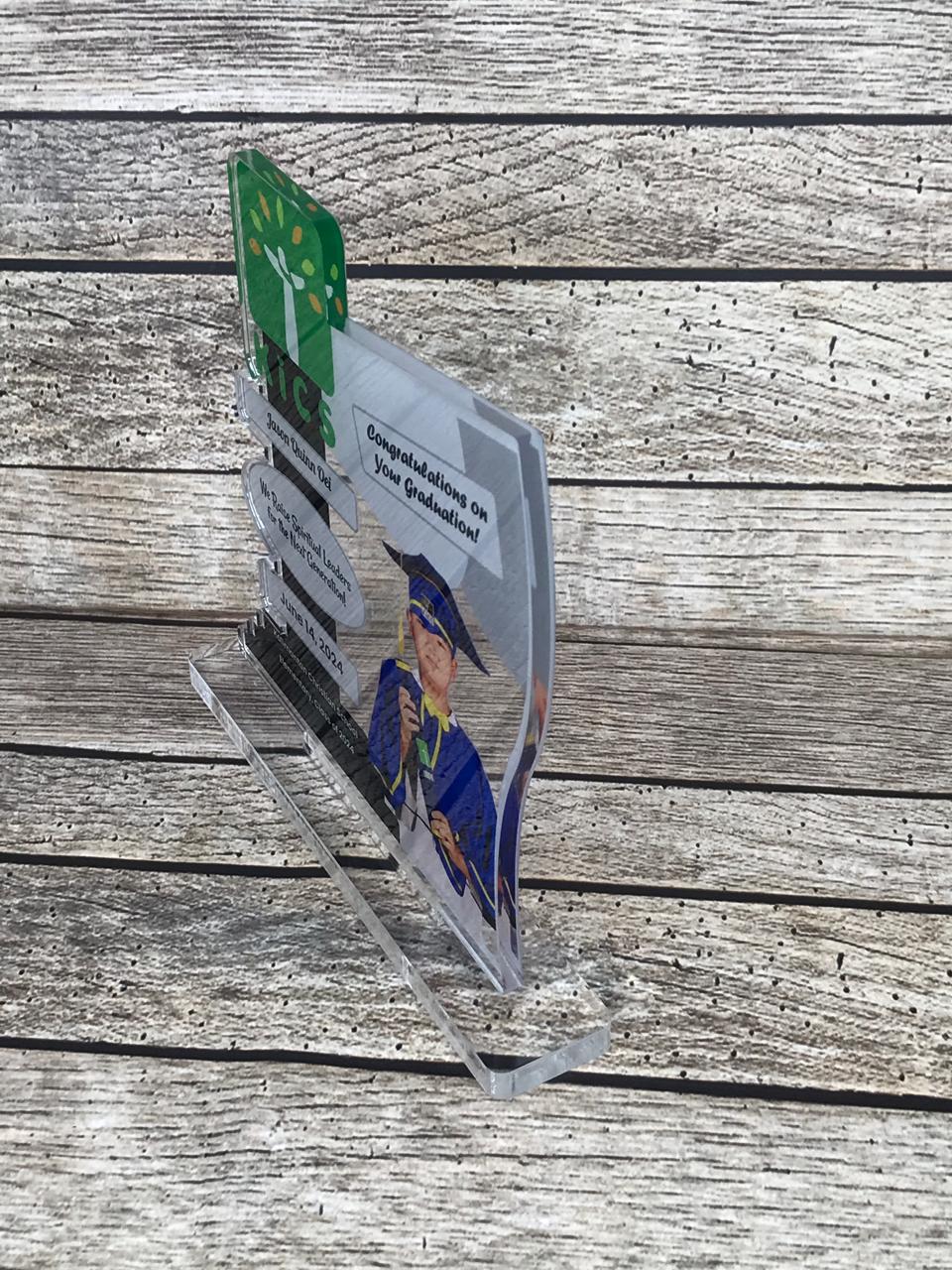 Plakat Akrilik Ketebalan 3mm detail